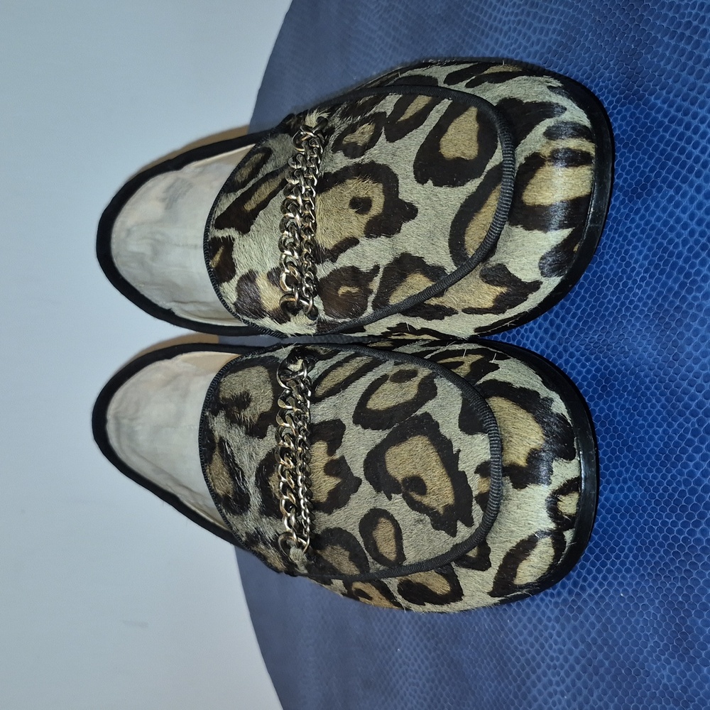 Sam Edelman Lorraine Calf Leather Loafers with Chain Detail sz. 8M (#1724) - Picture 9 of 16